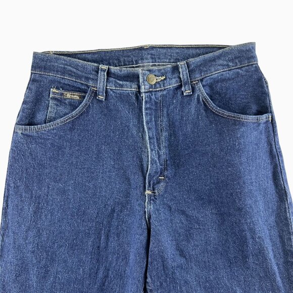 Wrangler Women 10 Vintage 90 High-Waisted Relaxed Fit Tapered Leg Stretch Jeans - Picture 3 of 14